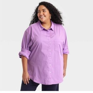 Ava & VIV long sleeve blouse Size 2X, NWOT